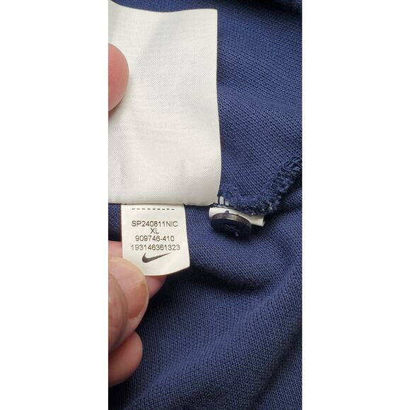 Nike Polo Shirt Mens Sz XL Blue Athletic Golf Classic Swoosh 909746-410 C26-42 - Picture 7 of 9